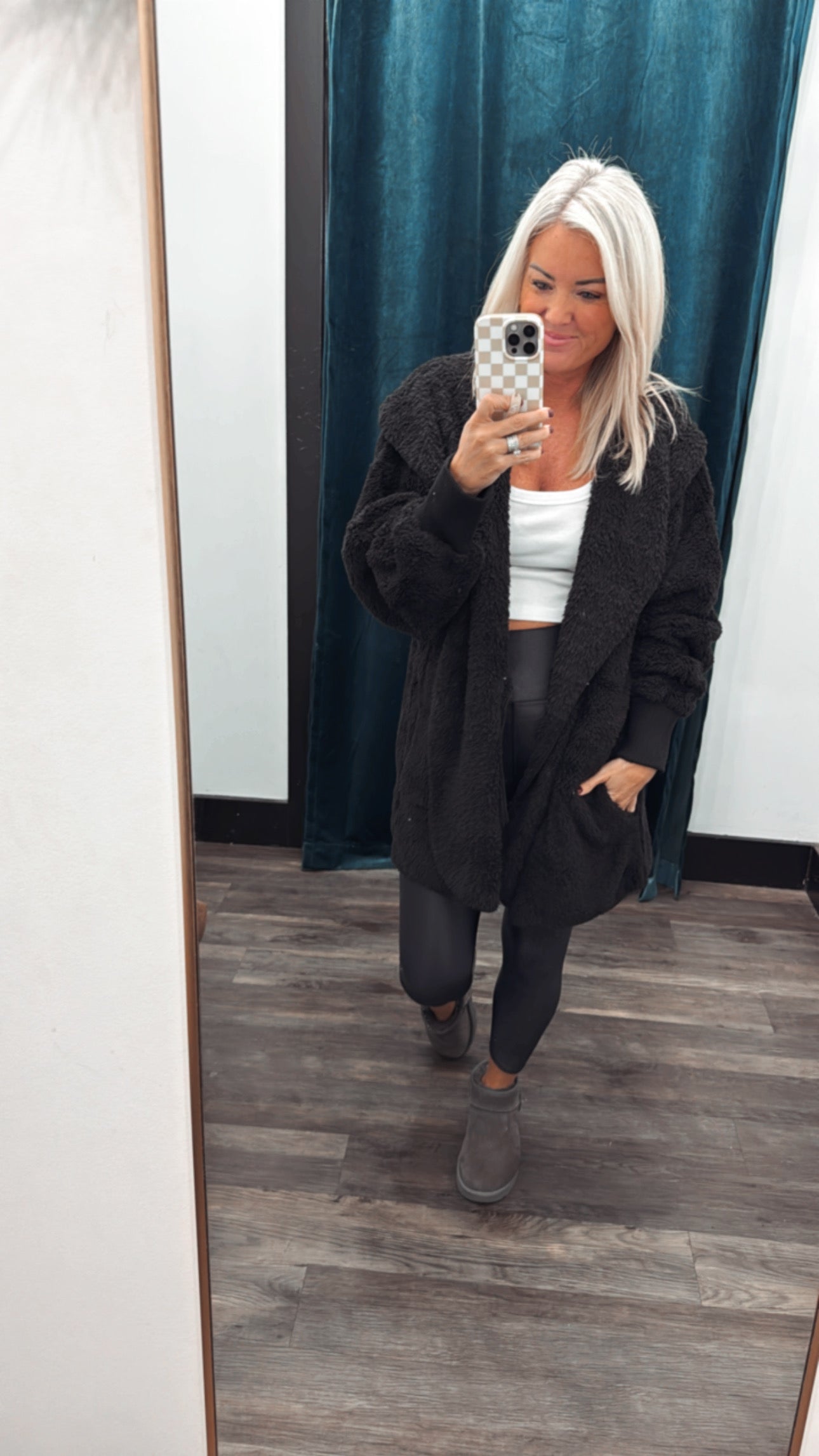 Faux Fur Plush Jacket