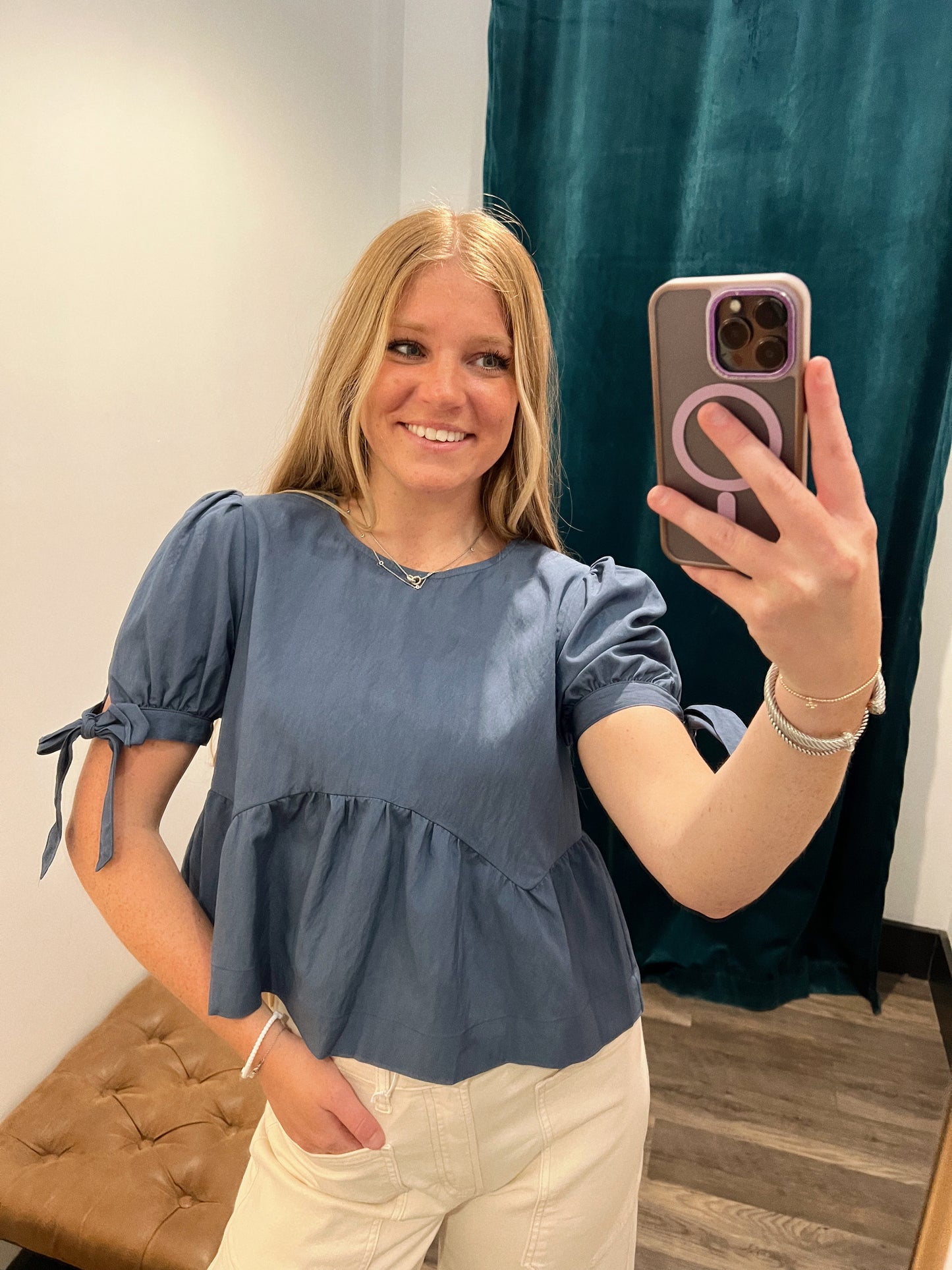 Gabby Tie Detail Top