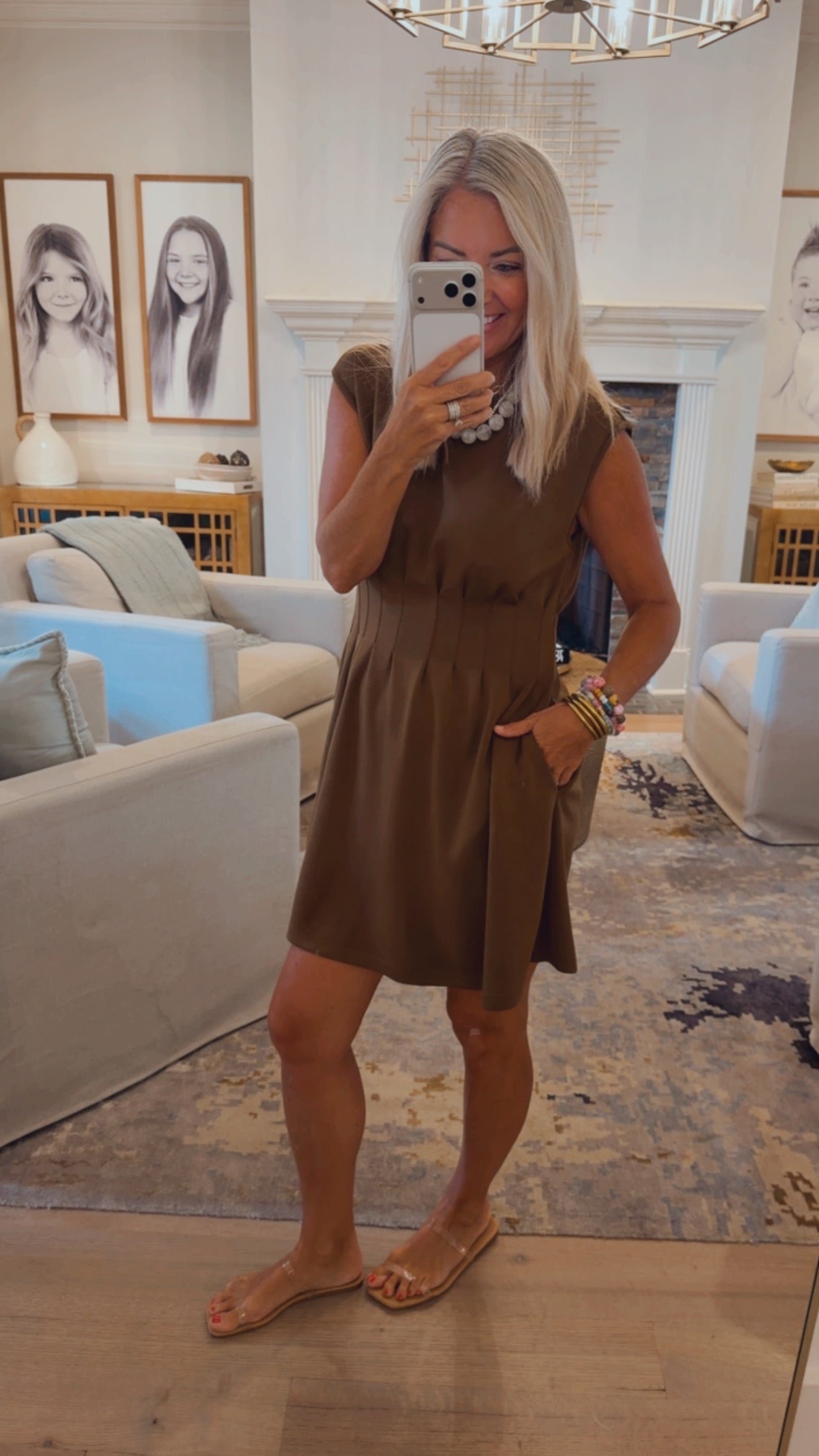 Cap Sleeve Mini Dress