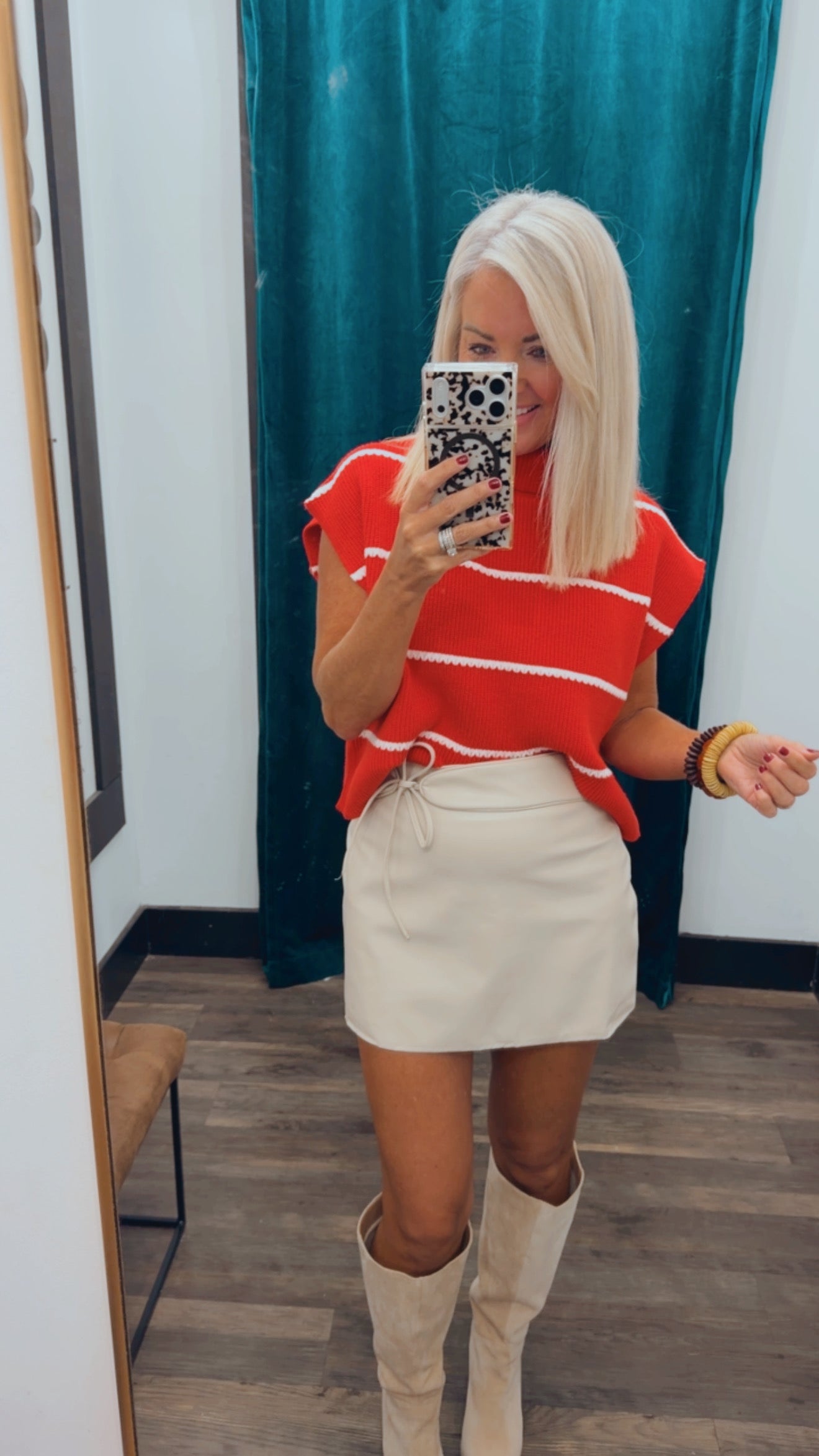 Tie Detail Skort