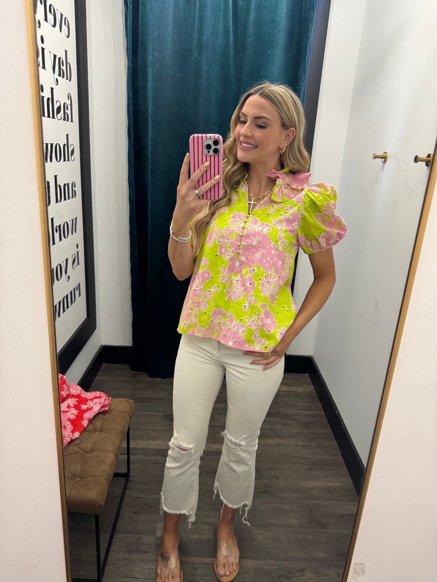 Botanical Print Top