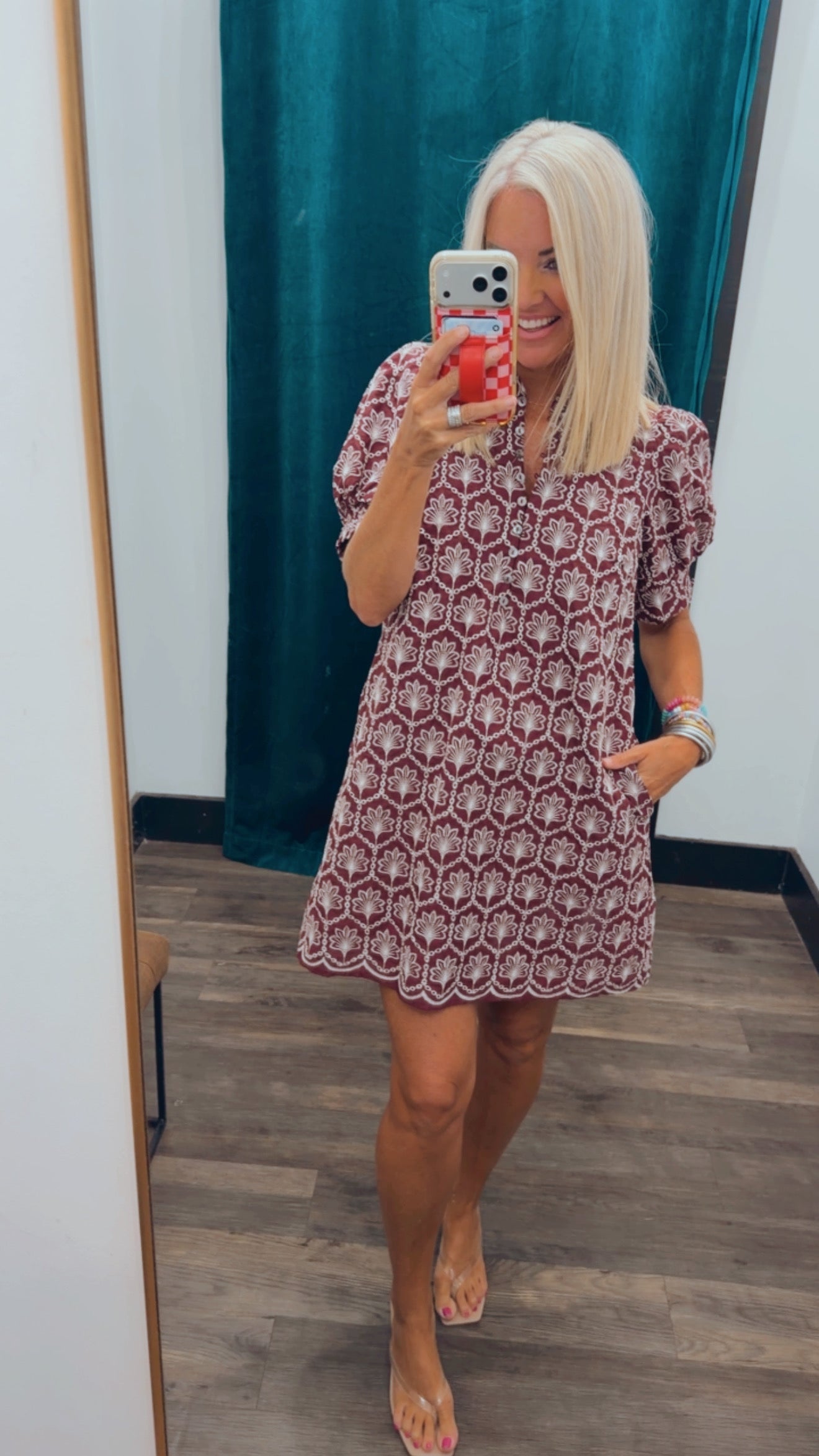 Sweet Escape Embroidered Mini Dress