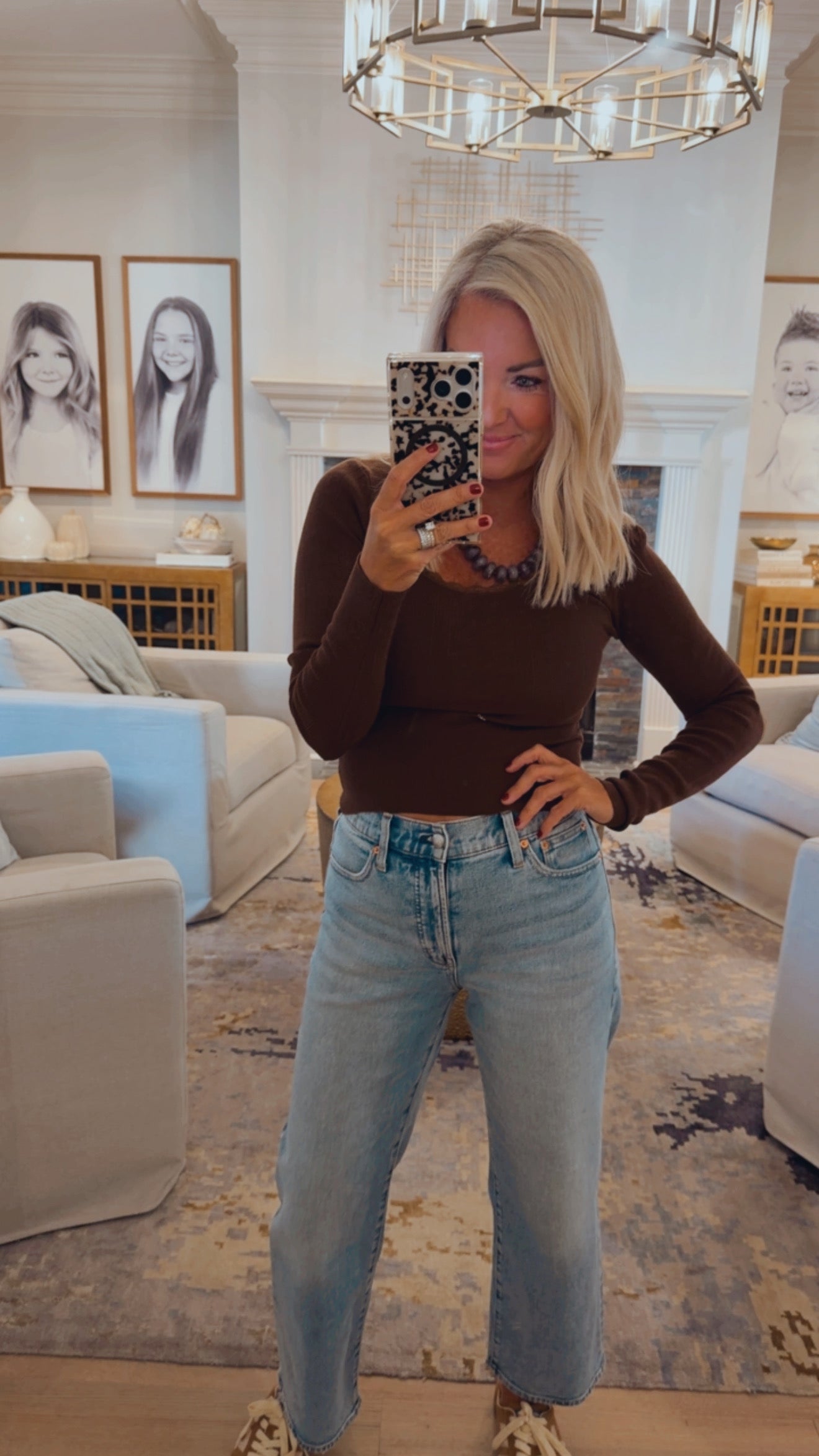 Delicate Rib Knit Top