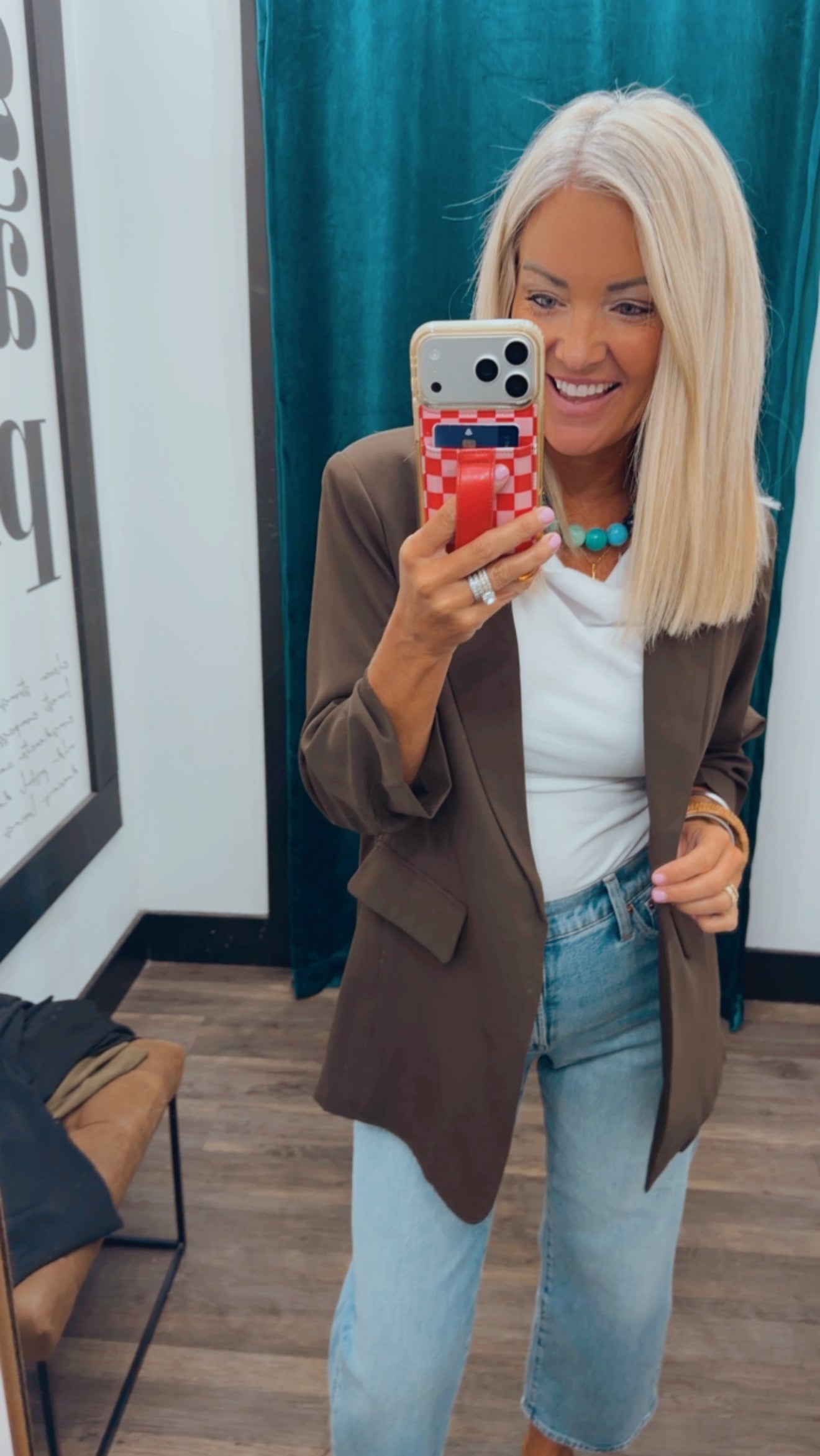 Classic Three Quarter Blazer