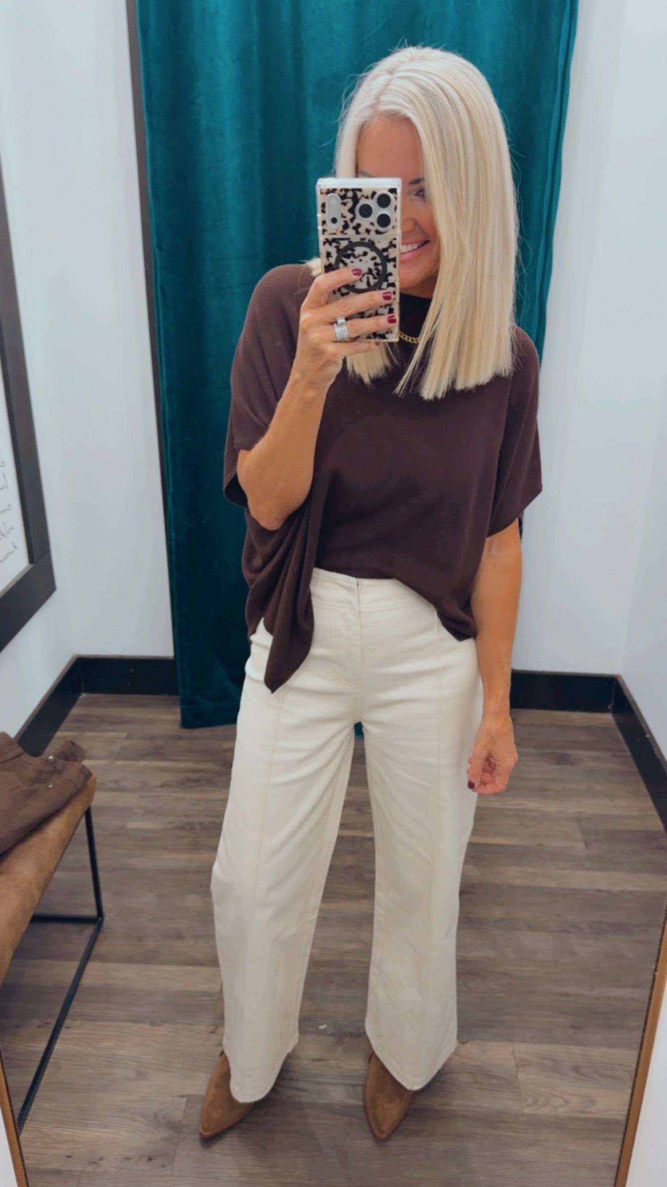 Front Seam Detail Pant
