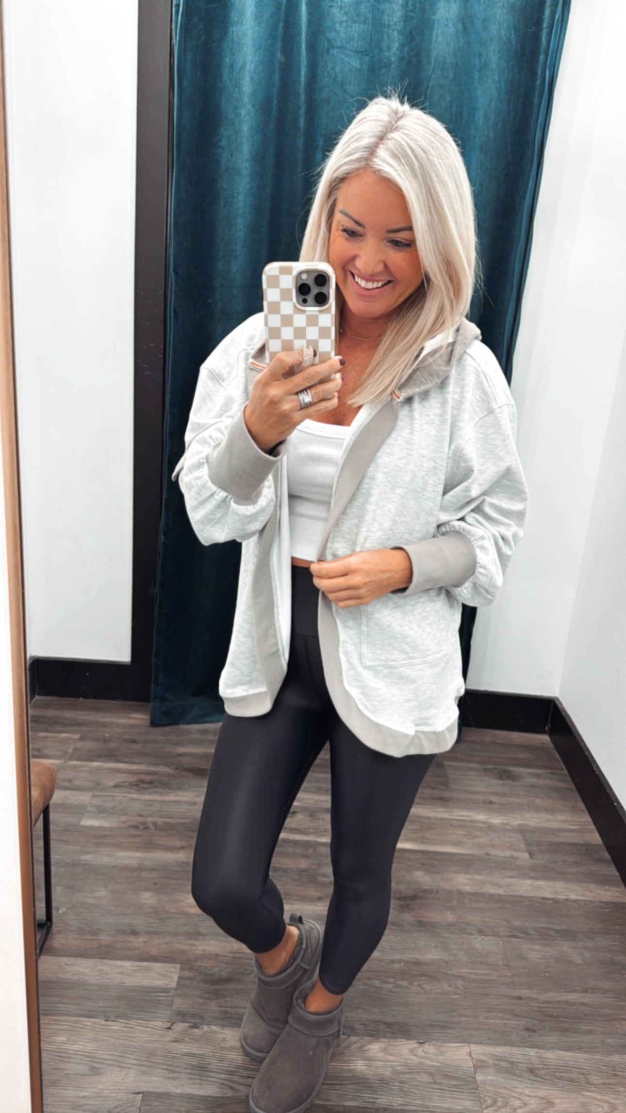 Color Block Cozy Cardi