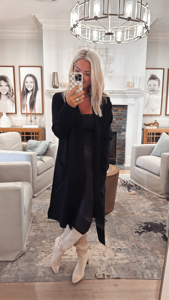 Open Knitted Cardigan