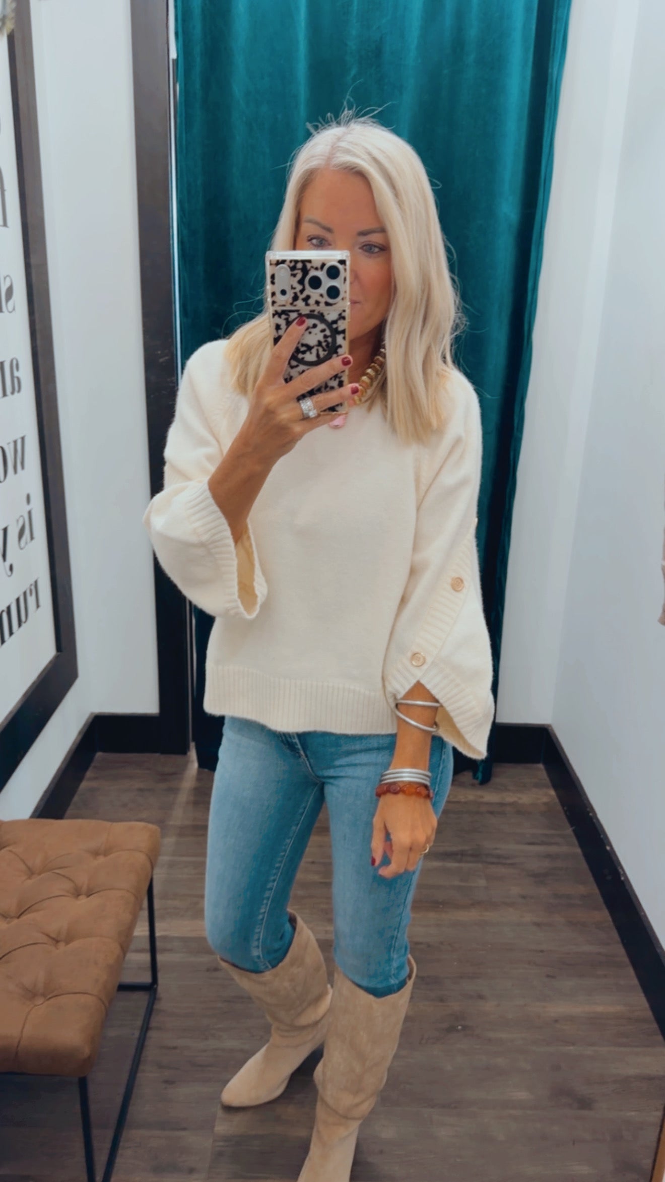 Signature Sleeve Knit