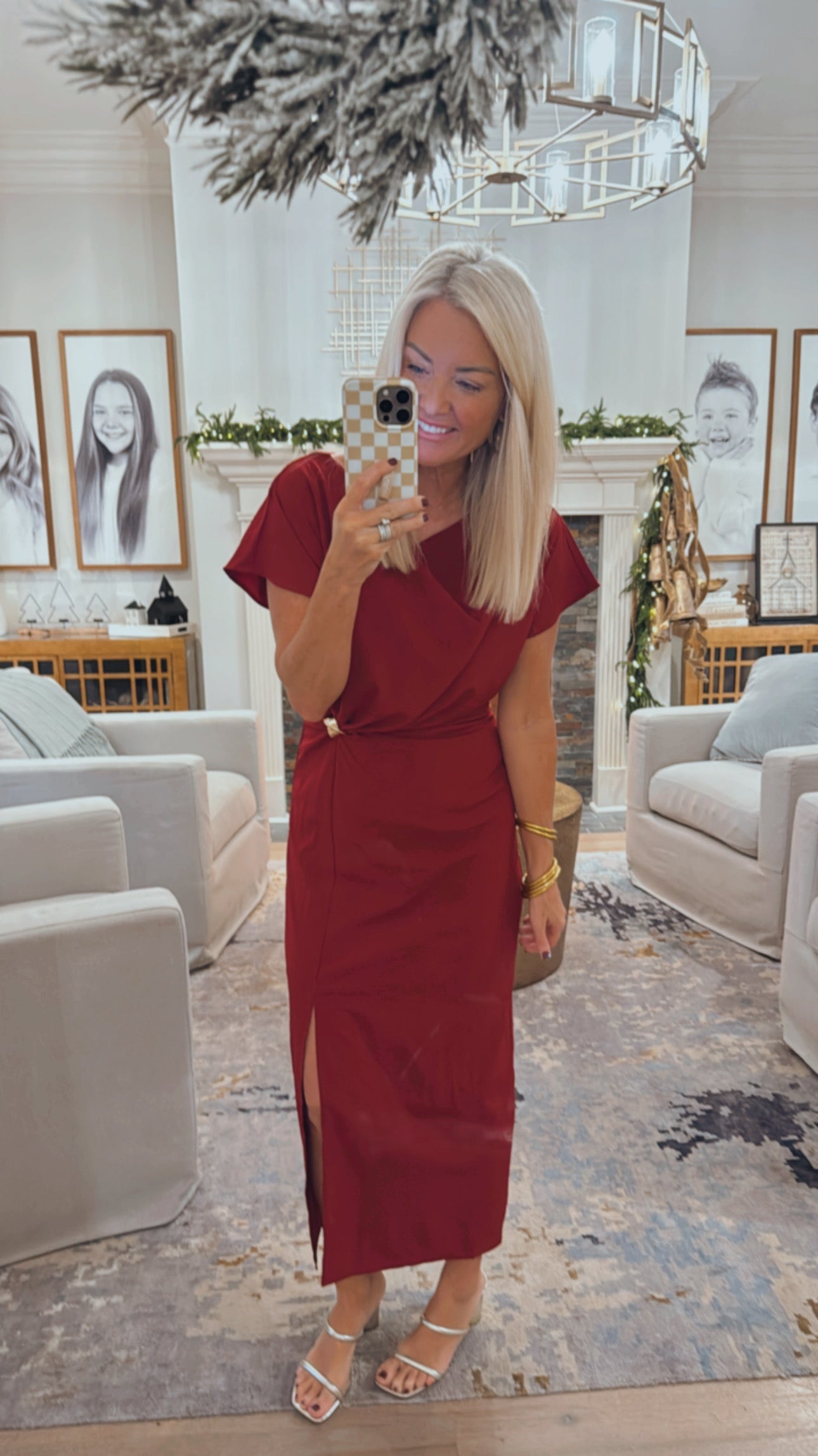 Satin Statement Dress