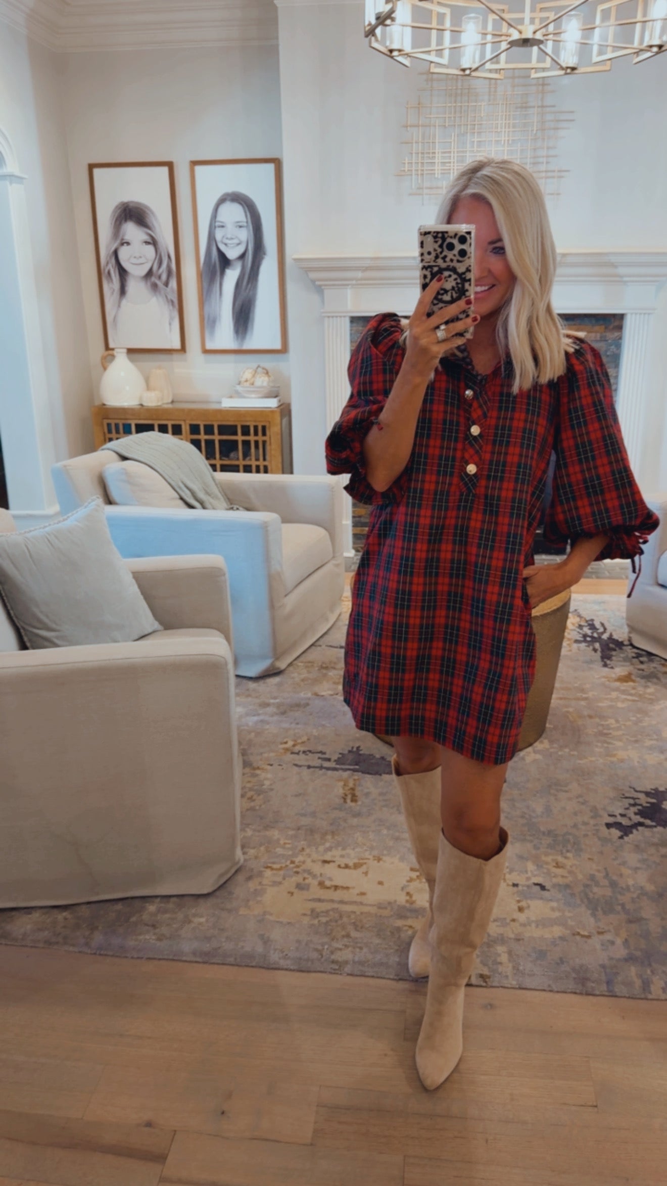 Perfect Plaid Mini Dress