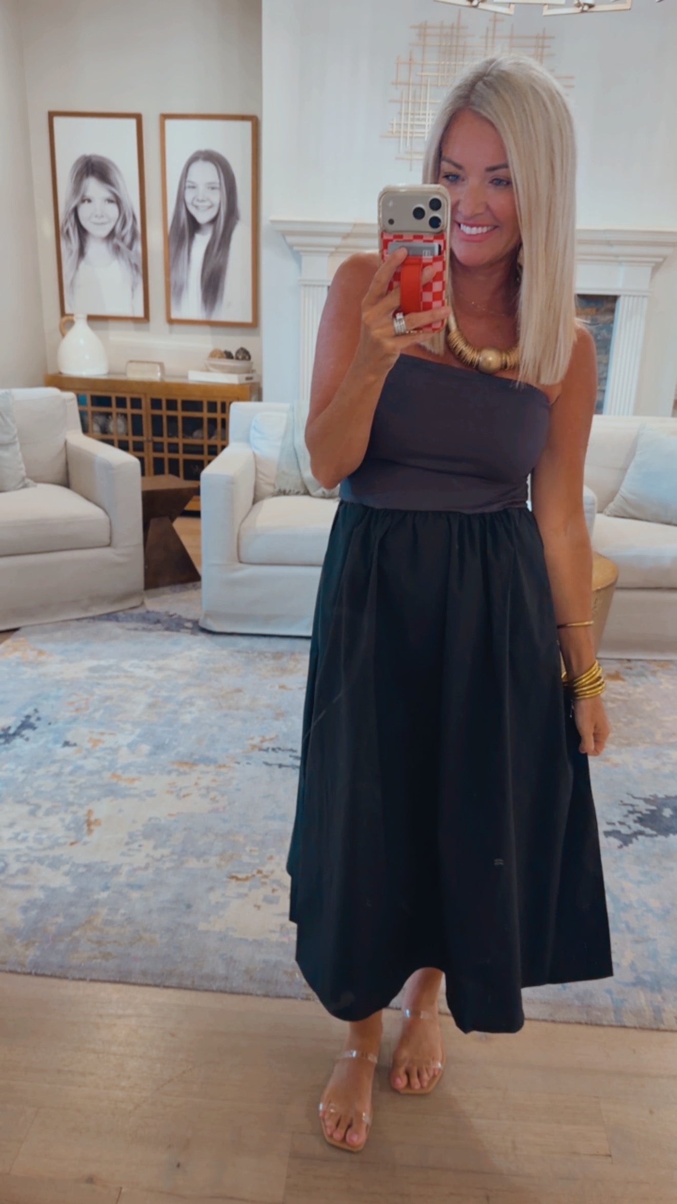 Tube Top Midi Dress