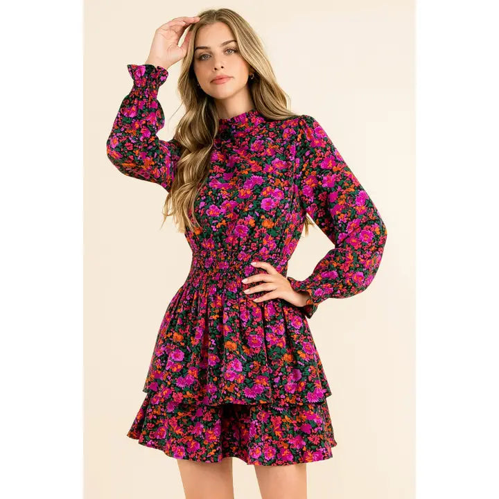 Flower Print Dress