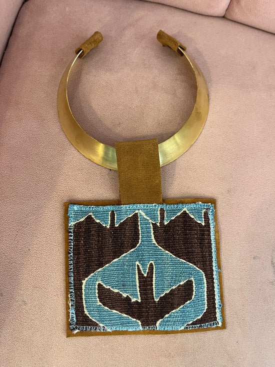 Turkish kilim pendant Necklace