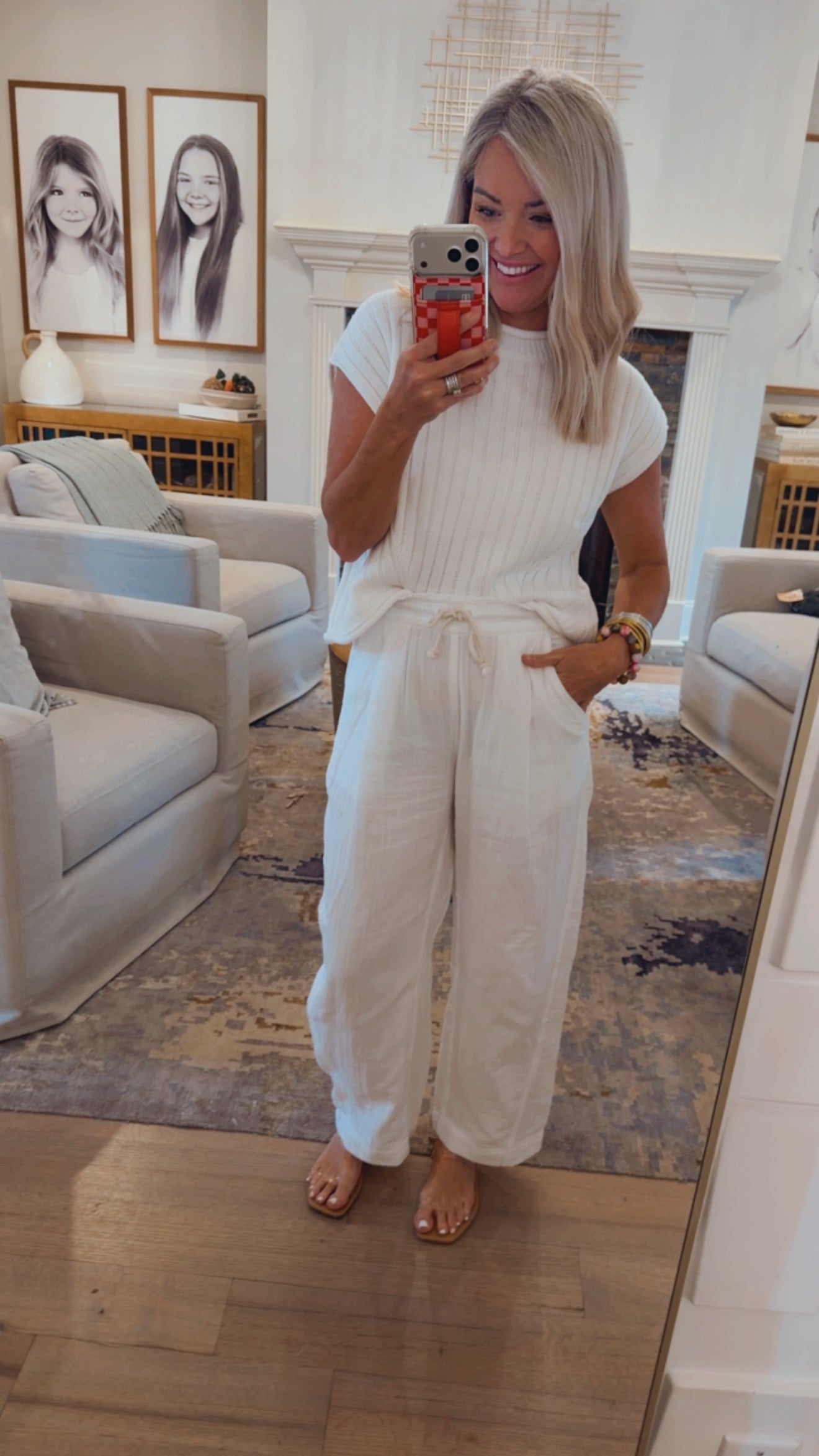 Round Neck Sweater Top