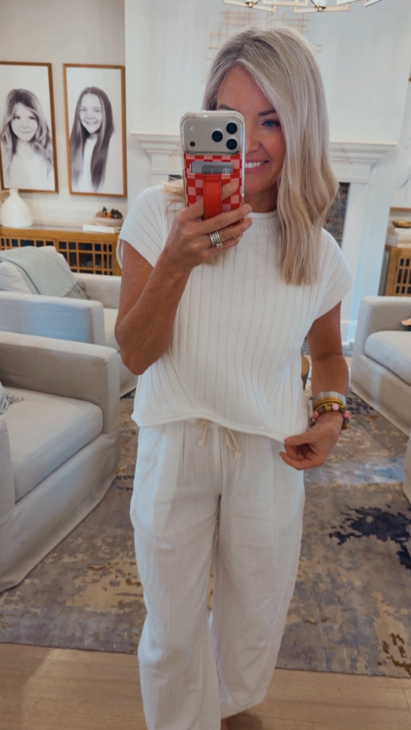 Round Neck Sweater Top