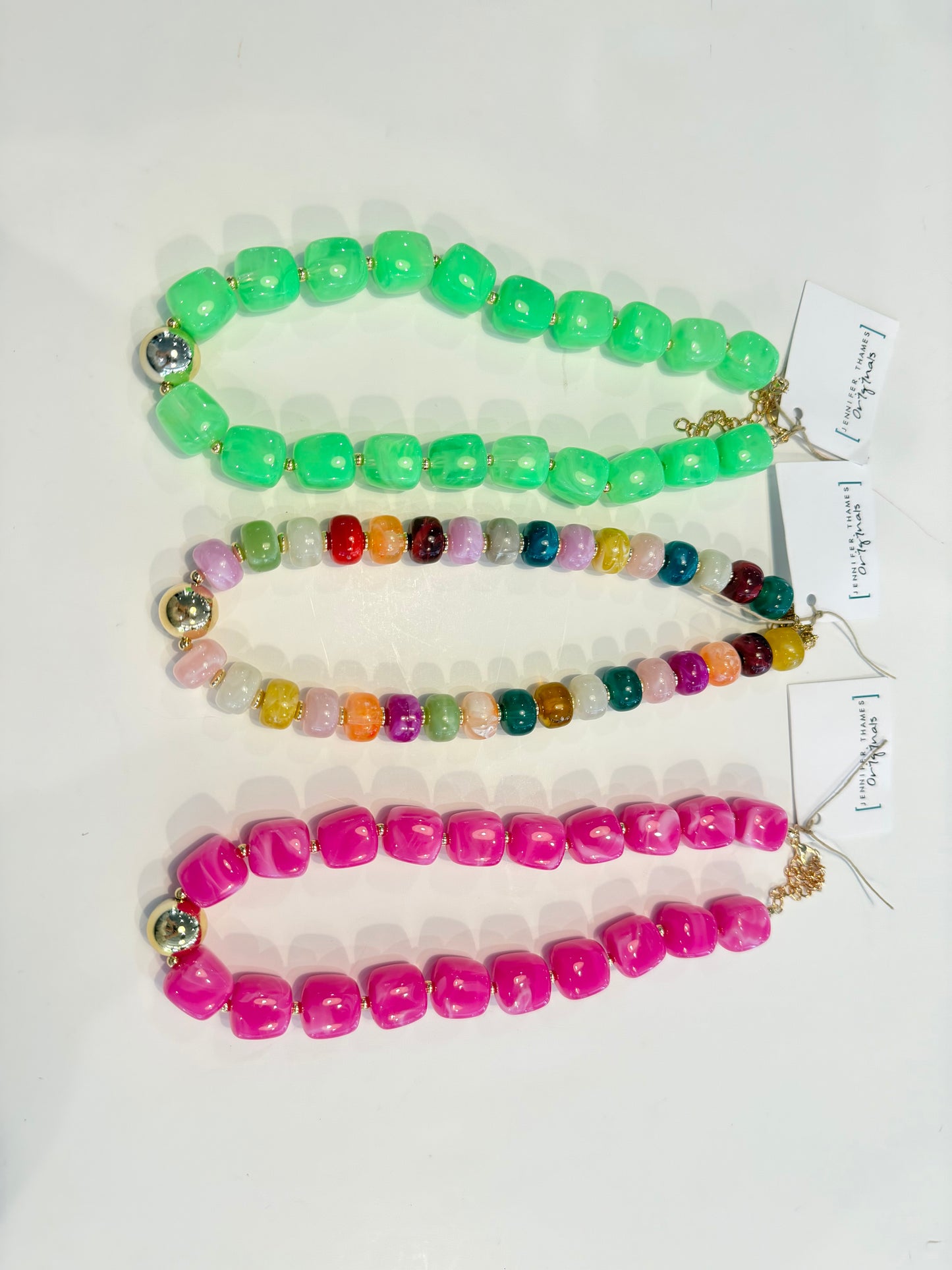 Gold Bead Detail Necklace