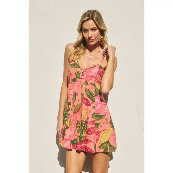 Just Like Paradise Sweetheart Mini Dress