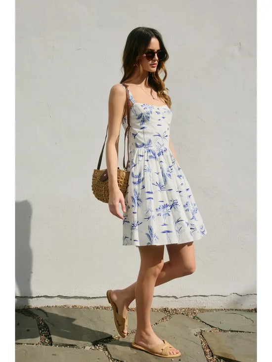 Oceanica Flowy Mini Dress