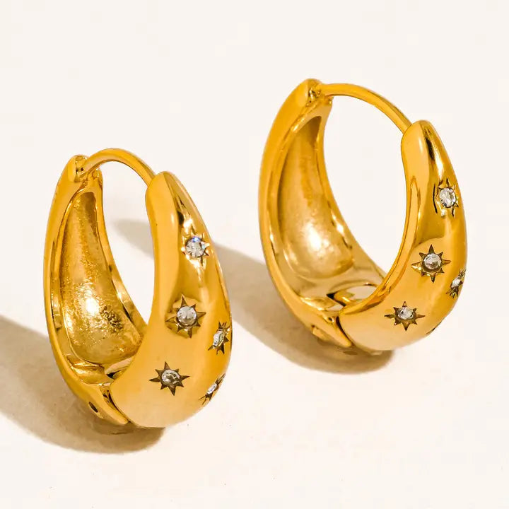 Solira Star Hoop Earring