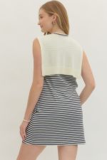 Cardi Stripe Mini Dress