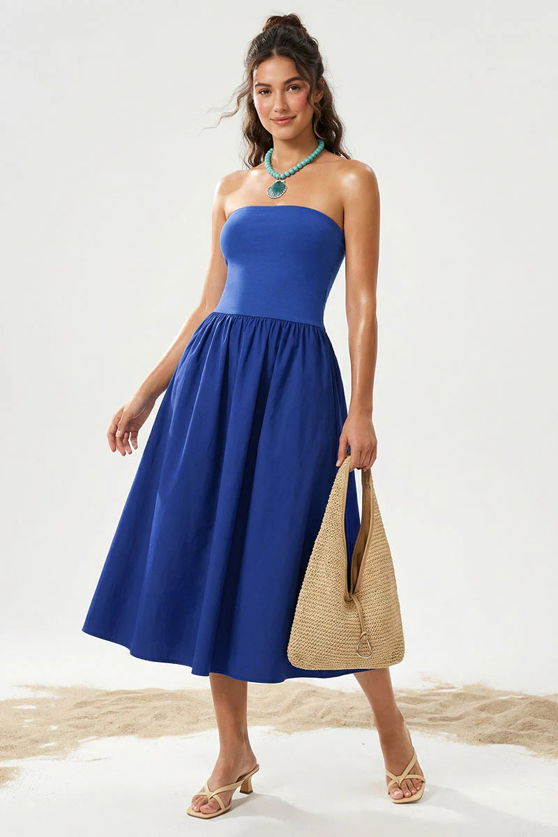 Tube Top Midi Dress
