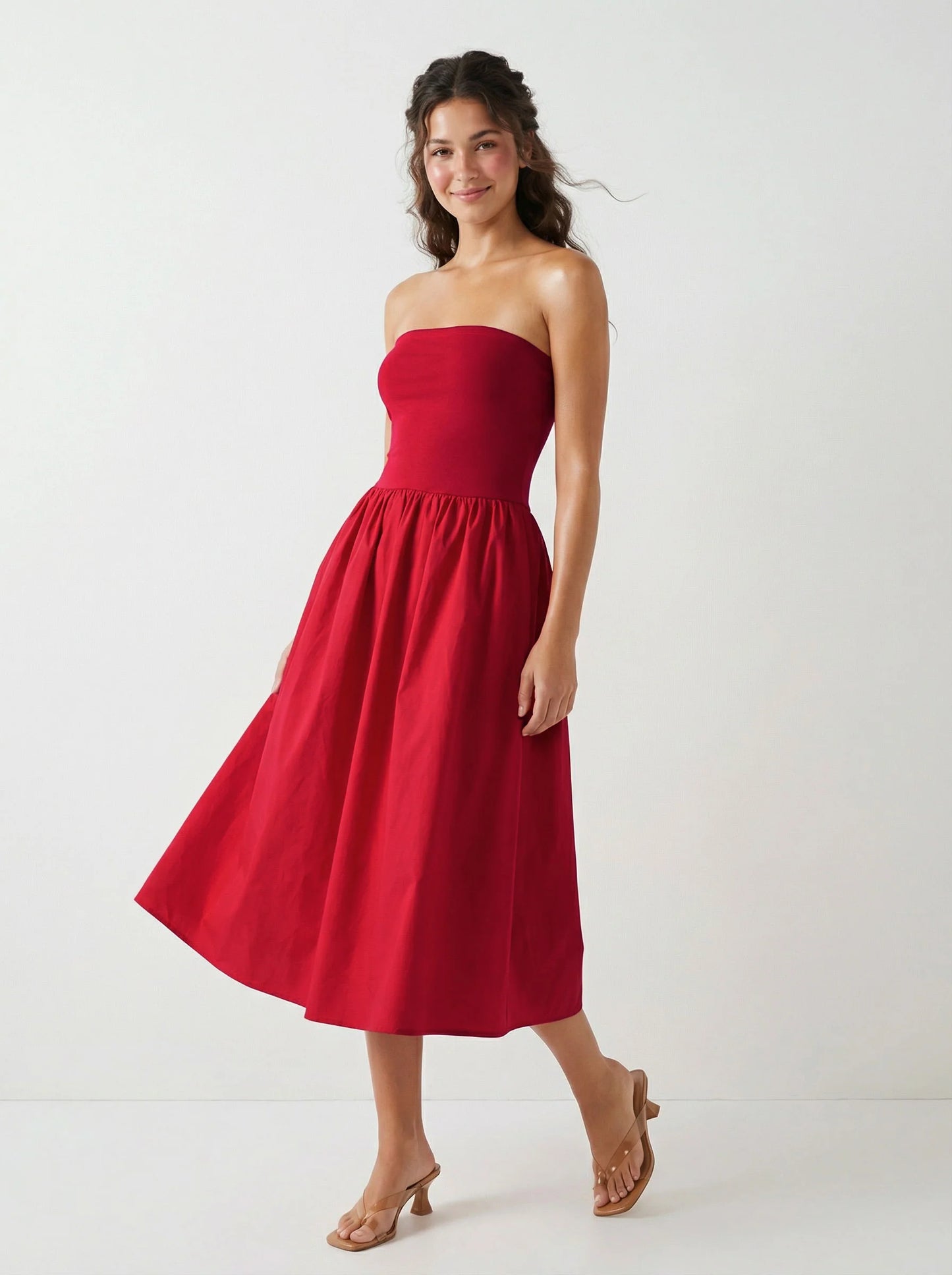 Tube Top Midi Dress