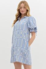 Entro Abstract Mini Dress