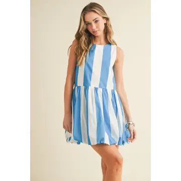 Stripe Drop Waist Dress