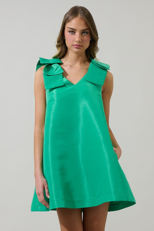 Alani Bow Mini Dress
