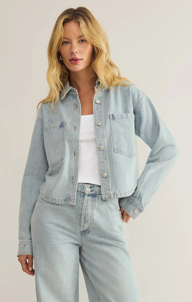 Z Supply All Day Cropped Knit Jacket