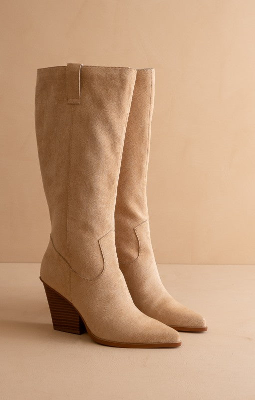 The Collins Western Knee Boot