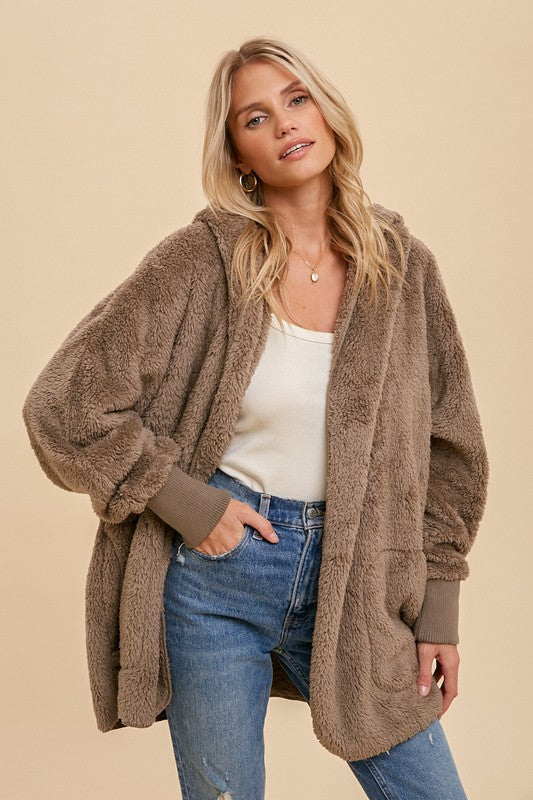 Faux Fur Plush Jacket