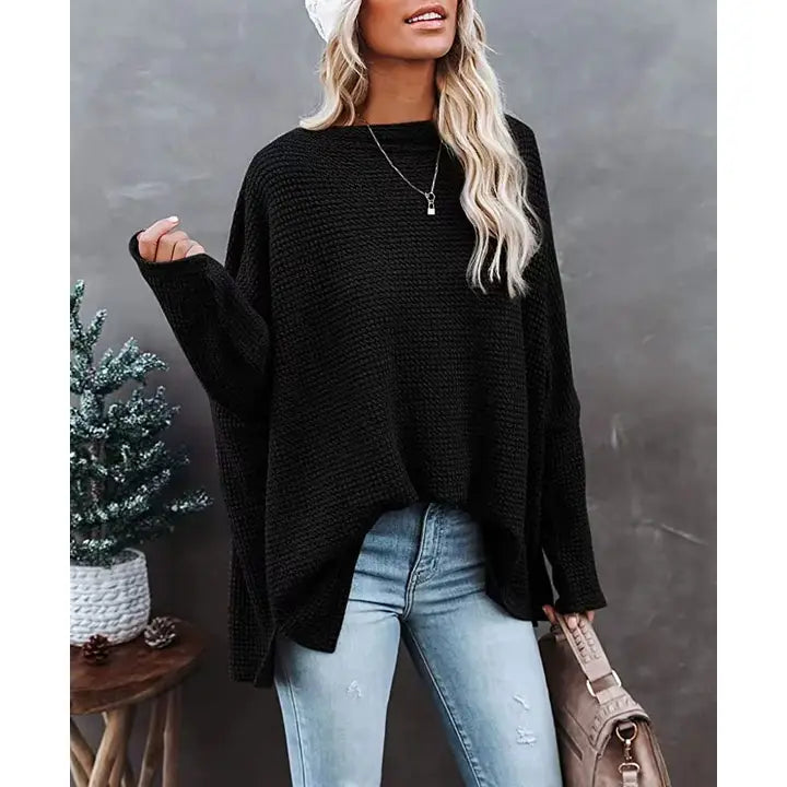 Batwing Knit Top