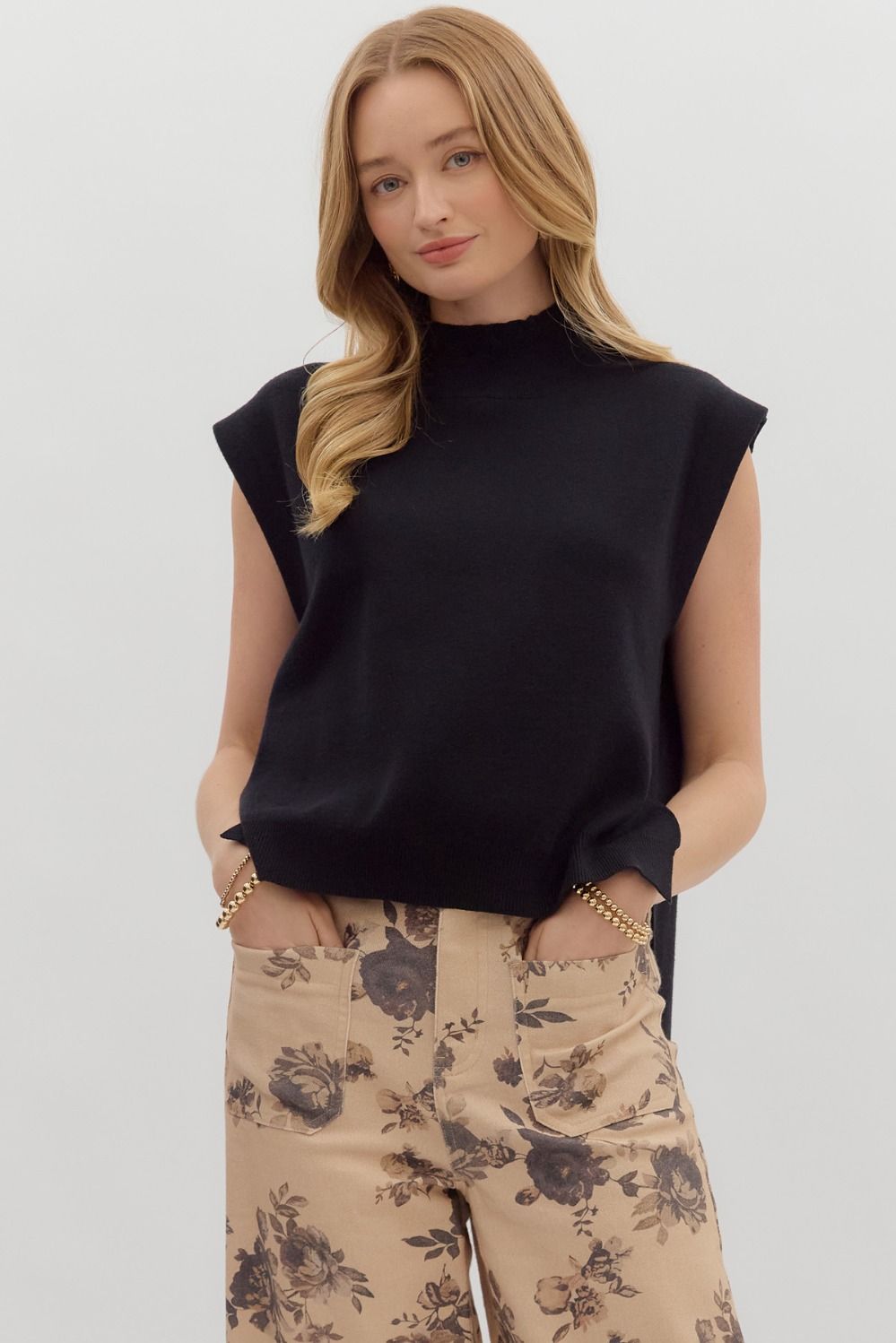 Mock Neck Sweater