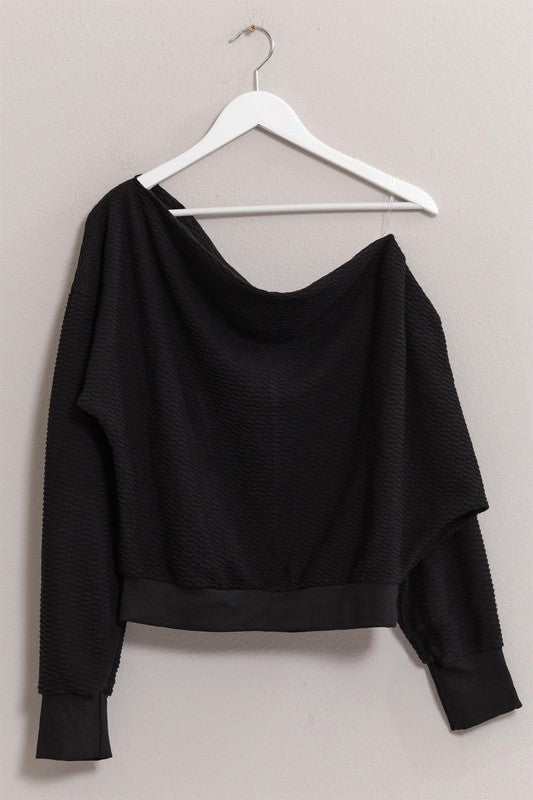 Textured Knit Top