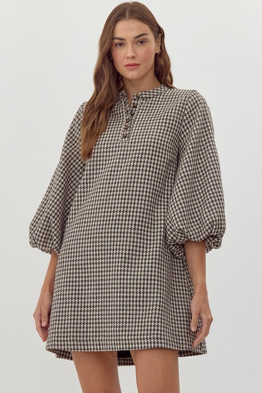 Hounds Tooth Dress