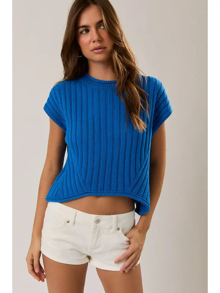 Round Neck Sweater Top