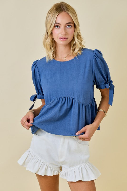 Gabby Tie Detail Top