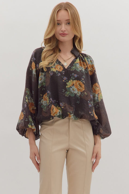 Breathtaking Floral Blouse