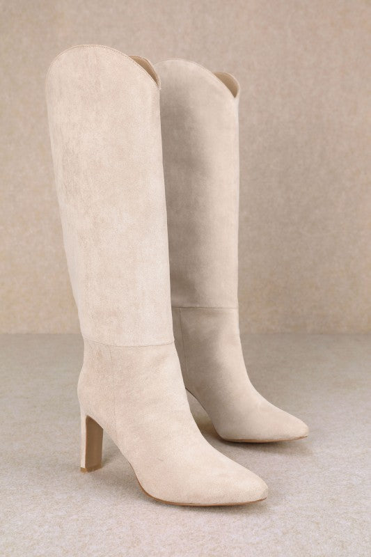 Brielle - Suede Stiletto Boot