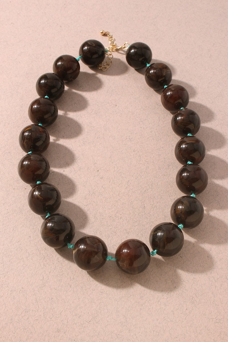Chunky Beaded Necklace
