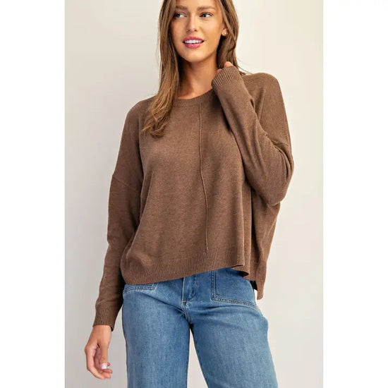 Center Seam Knit Top