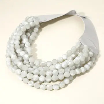 Chunky Beaded Magnetic Necklace