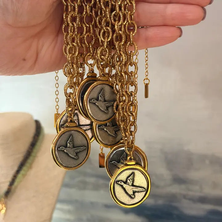 Duck Coin Necklace