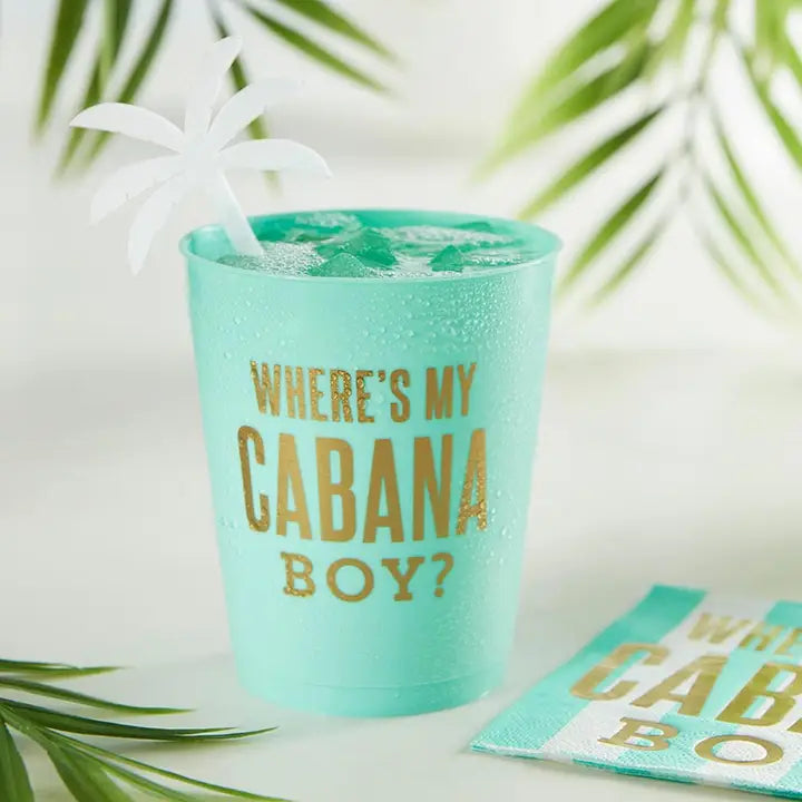 Cocktail Party Cups - Cabana Boy 8ct
