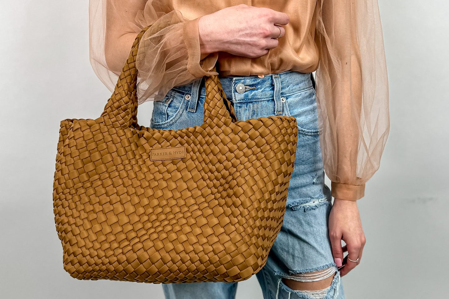 Jean Mini Woven Bag