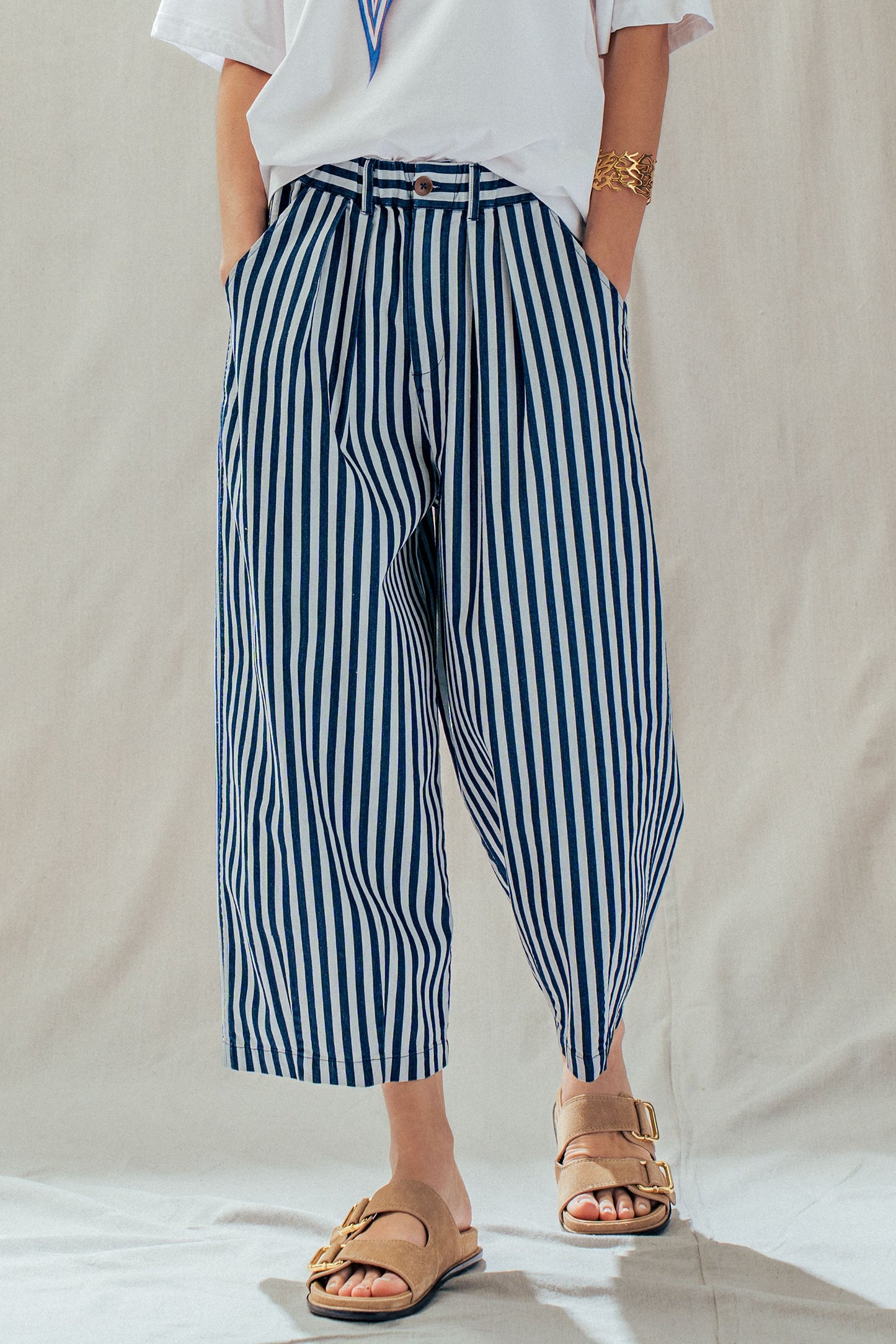 Candy Stripe Crop Pant