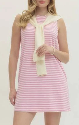 Cardi Stripe Mini Dress
