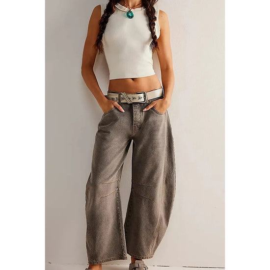 Casual Wide Leg Jean