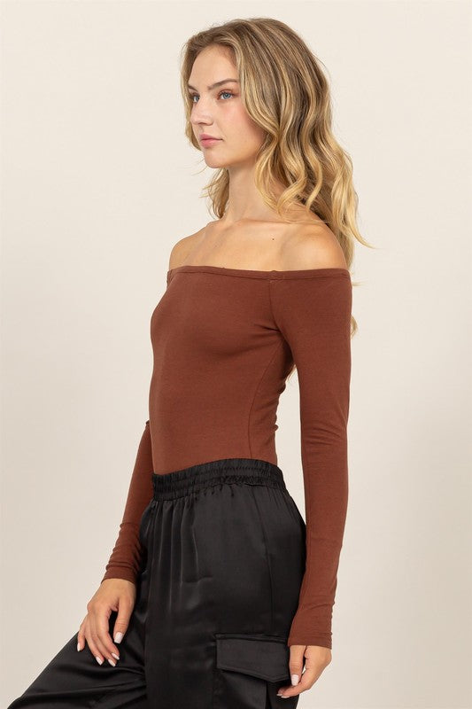 Off Shoulder Bodysuit